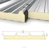 Sandwichplatte Ondatherm Detailansicht