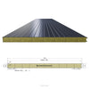 Sandwichwand Miwo Querschnitt 60mm