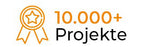 Über 10.000 Projekte