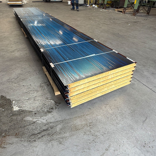 Paket #114 Sandwichplatten Wand Kastanienbraun 6 x bis 7,00 m Kernstärke 60 mm