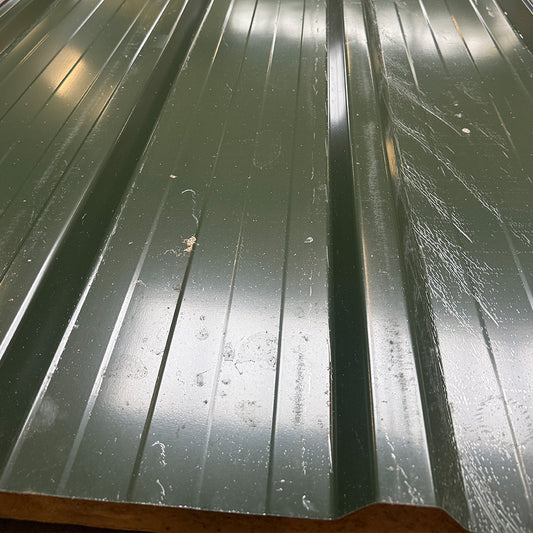 Dachplatten in grün