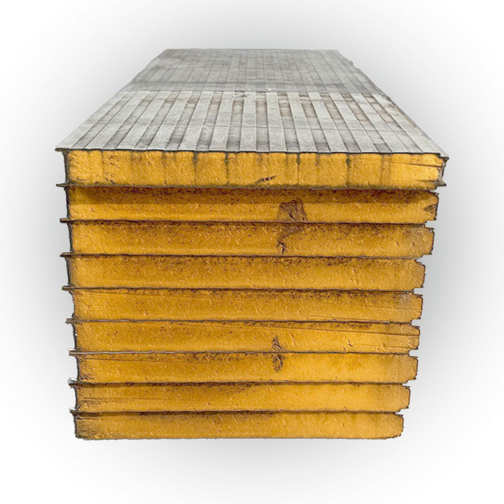 Paket #5 Sandwichplatten Wand 9 x 2,5 m Kernstärke 100 mm