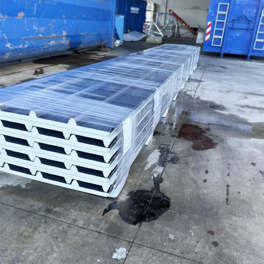 Paket #57 Sandwichplatten Dach 9 x 7,00 m Kernstärke 30 mm