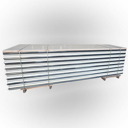 Paket #60 Sandwichplatten Dach Anthrazit 16 x 3,50 m Kernstärke 40 mm