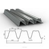 Trapezprofil TPD 160/250 als Tragschale für Warmdächer – optional steggelocht als Akustikprofil.