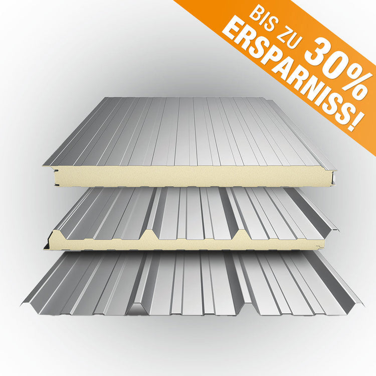 Sonderpostenpakete Sandwichplatten mit bis zu 30% Ersparniss gegenüber dem Einzelkauf