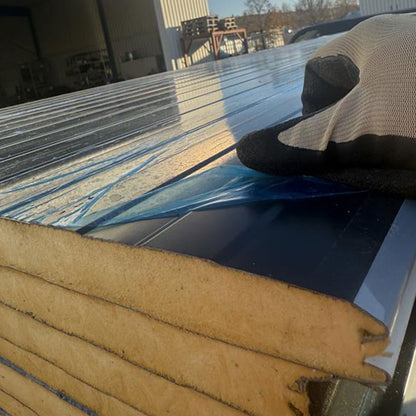 30mm Sandwichwand liniertes Profil