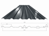 Trapezblech TPD 22/214 Schwarzgrau 0,6 mm
