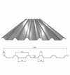 Trapezblech TPD 35/207 Graualuminium 0,75 mm
