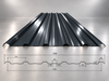 Trapezblech TPD 22/214 Anthrazit 0,5 mm