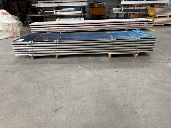 Paket #201 Sandwichplatten Wand 6 x 3,50 m Kernstärke 60 mm