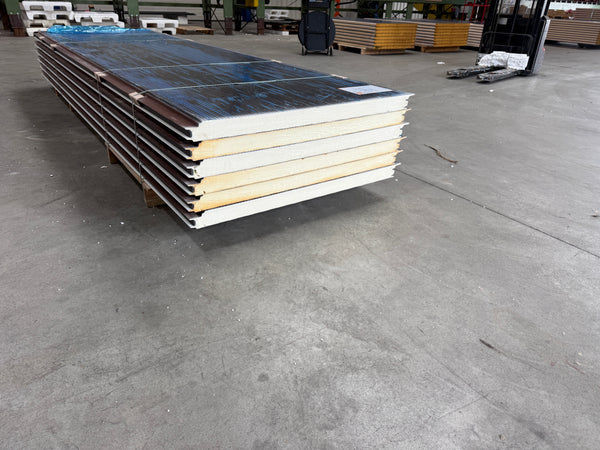 Paket #201 Sandwichplatten Wand 6 x 3,50 m Kernstärke 60 mm