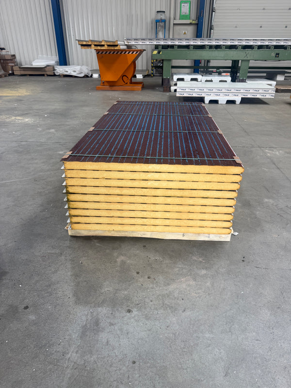 Paket #213 Sandwichplatten Wand 9 x 2,00 m Kernstärke 40 mm