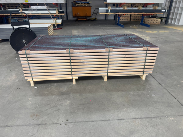 Paket #213 Sandwichplatten Wand 9 x 2,00 m Kernstärke 40 mm
