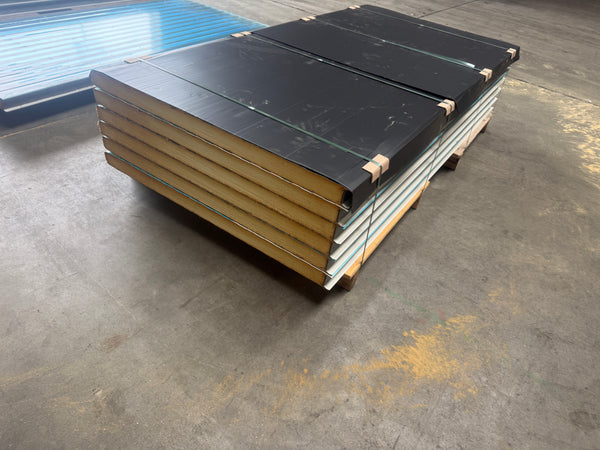 Paket #214 Sandwichplatten Wand 6 x 2,00 m Kernstärke 60 mm