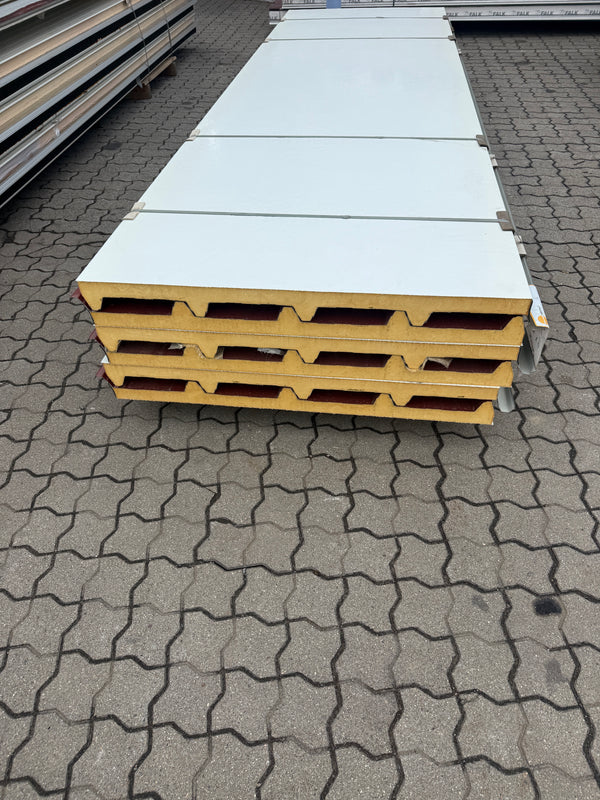 Paket #219 Sandwichplatten Dach 6 x 3,40 m Kernstärke 40 mm