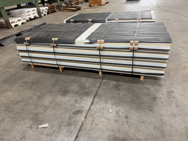 Paket #224 Sandwichplatten Dach 8 x 2,50 m Kernstärke 40 mm