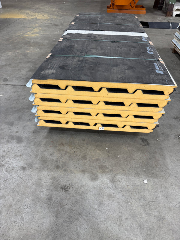 Paket #224 Sandwichplatten Dach 8 x 2,50 m Kernstärke 40 mm