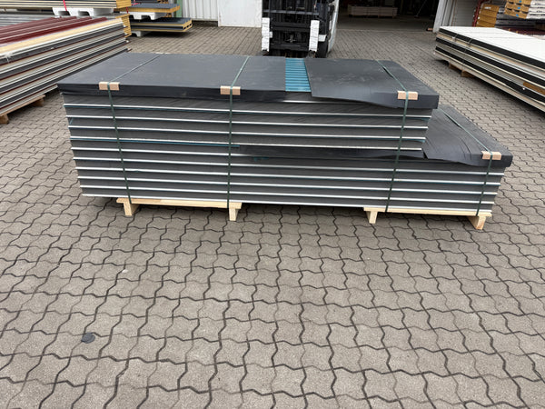 Paket #216 Sandwichplatten Wand 6 x 2,50 m / 5 x 2,00 m Kernstärke 60 mm