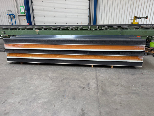 Paket #233 Sandwichplatten Dach 5 x 4,50 m Kernstärke 140 mm