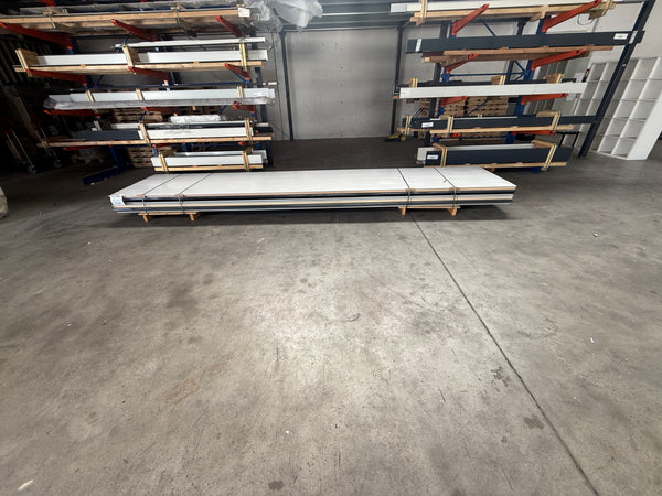 Paket #248 Sandwichplatten Dach 4 x 5,00 m Kernstärke 40 mm