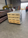 Paket #239 Sandwichplatten Dach 8 x 3,00 m Kernstärke 100 mm