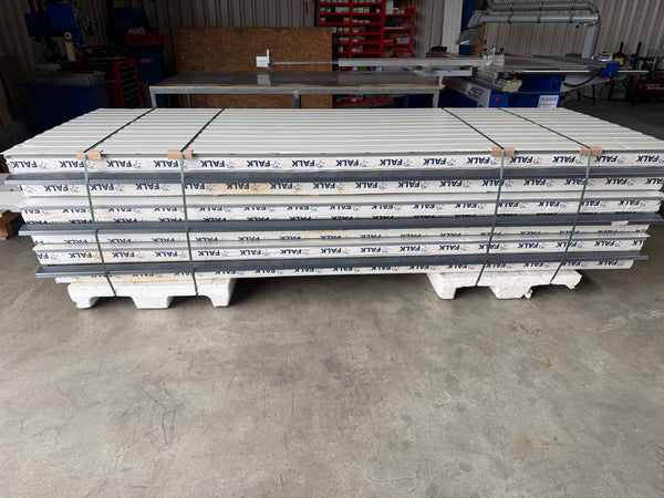 Paket #240 Sandwichplatten Dach 6 x 3,00 m Kernstärke 100 mm