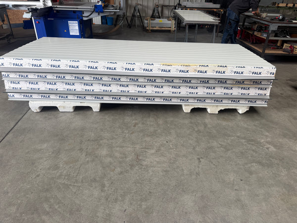 Paket #247 Sandwichplatten Dach 4 x 3,00 m Kernstärke 100 mm