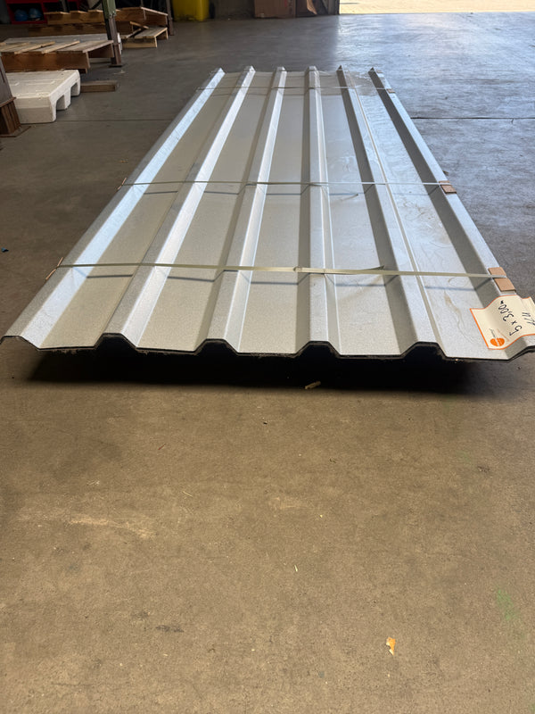 Paket #T60 Trapezblech 35/207 Aluzink 5 x 3,00 m mit Vlies