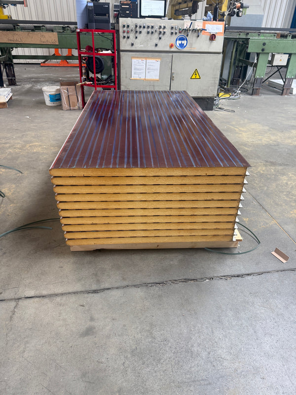 Paket #212 Sandwichplatten Wand 10 x 2,00 m Kernstärke 40 mm