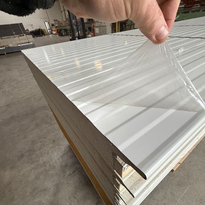 Detailansicht Paket67 80mm Sandwichwand Platten 5x7m