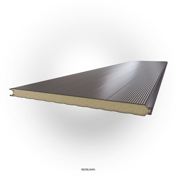 Sonderposten Sandwich Wandplatte PIR - 60 mm