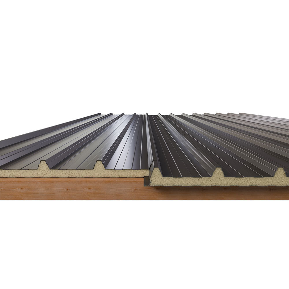 Überlappung bei Sandwichplatten Dach