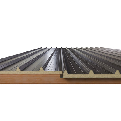 Überlappung bei Sandwichplatten Dach