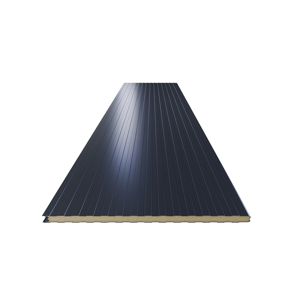 Sandwichpaneel liniert in Ral 7016 Anthrazit