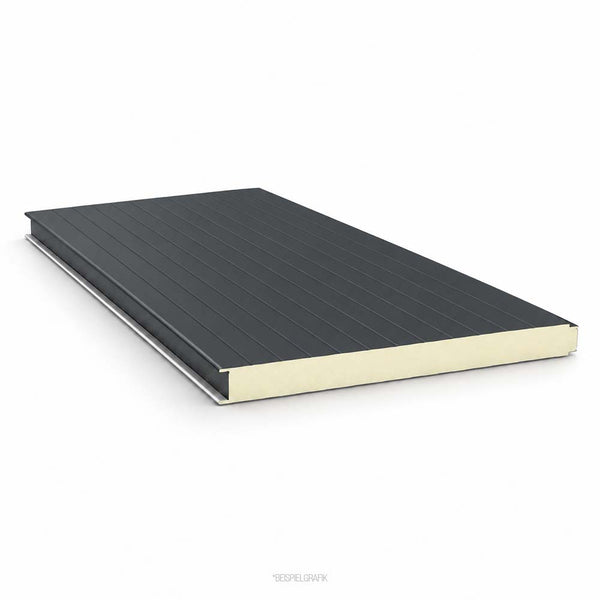Sandwich Wandplatte PIR - 40 mm Lagerware