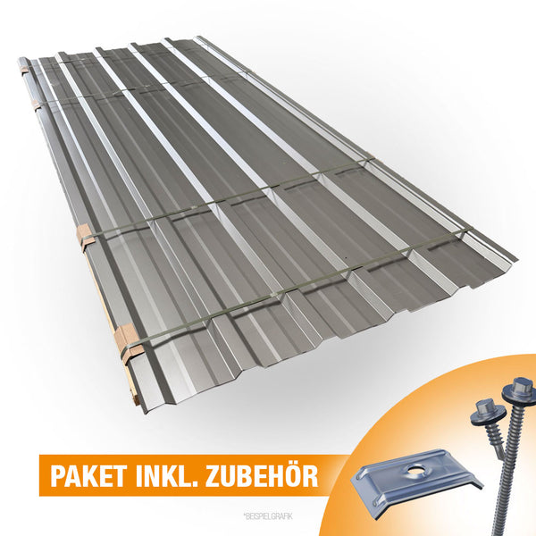 Trapezblech Dachplatten im Paket
