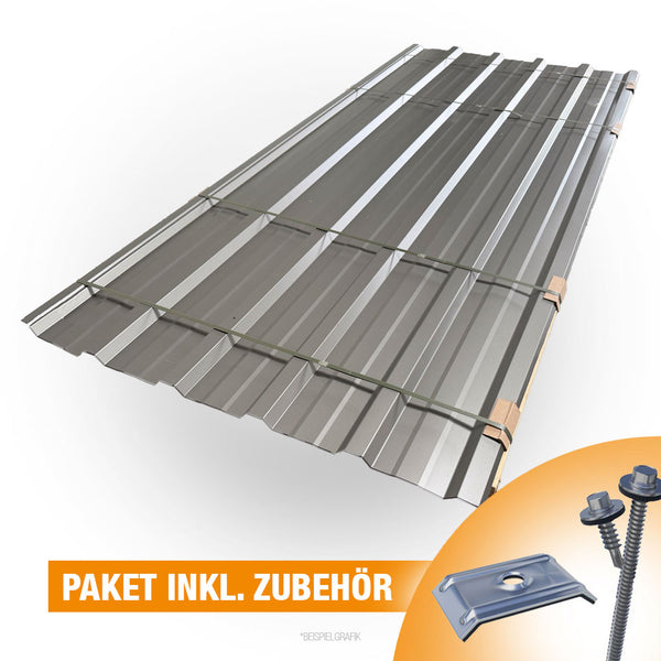 Sonderpostenpaket Trapezblech inklusive Zubehör