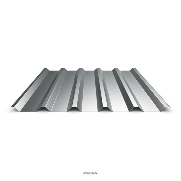 Trapezblech 35/207 Graualuminium