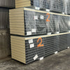Sandwichplatten Wand 100 mm Anthrazit 2. Wahl verdeckte Verschraubung