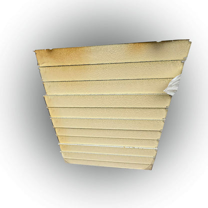 Sandwichplatten Wand 100 mm Grauweiß 1. Wahl