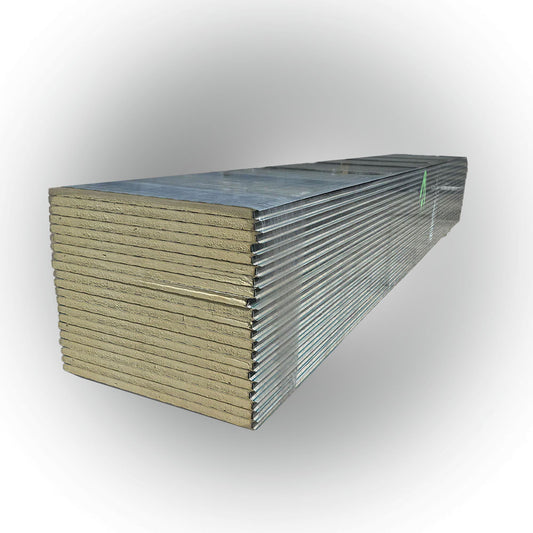 Sandwichplatten Wand 30 mm Anthrazit 6,0 m 2. Wahl