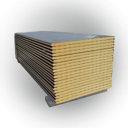 Sandwichplatten Wand 40 mm beidseitig Anthrazit 2. Wahl