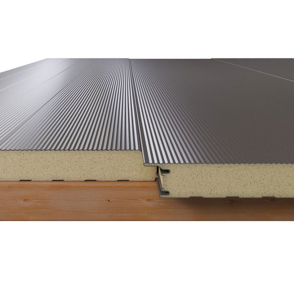 Sandwichplatten Wand 50 mm Rotbraun 2. Wahl