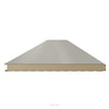 Sonderposten Sandwichwand PIR - 80 mm Weißaluminium