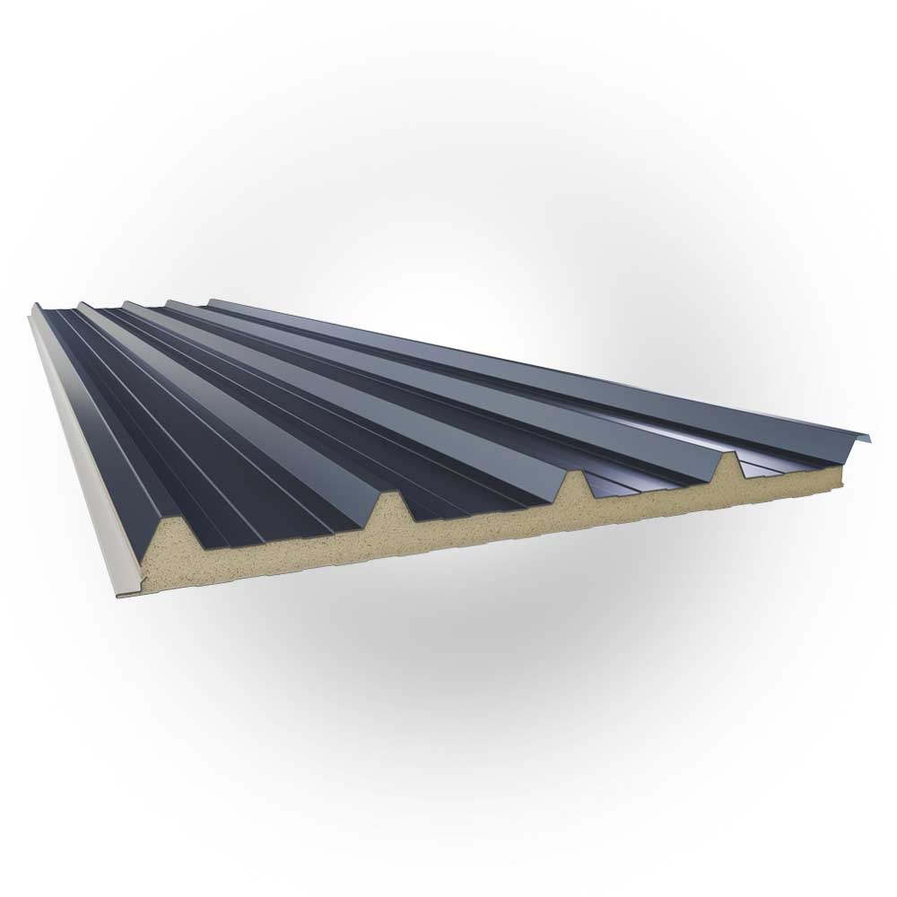 Sandwichplatte Dach Anthrazit Kernstärke 40 mm
