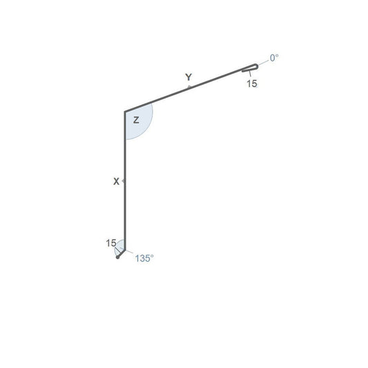 Kantteil Wasserleitblech