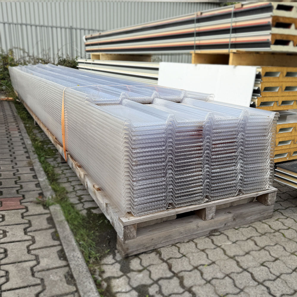 Lichtplatte 8,0 m Polycarbonat