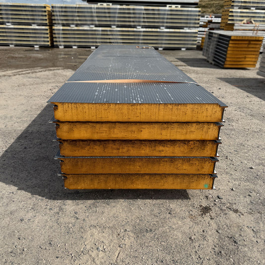 100mm Sandwichplatten Wand im Paket zu 5 Platten