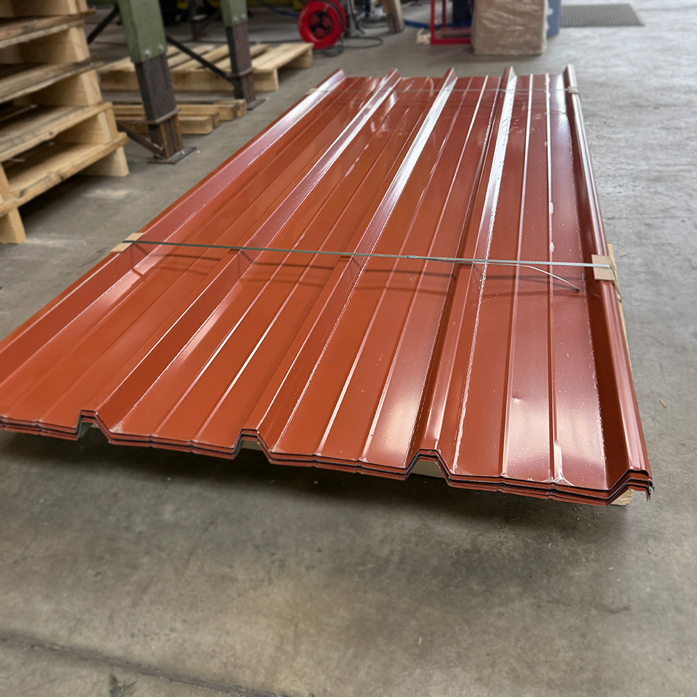 Trapezblechplatten Kupferbraun
